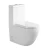 Floor Mounted WC, White Color  Size 25 cm