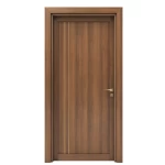 أبواب بريميوم متينة للمداخل، لون بني، مقاس 235 × 115 سم، سمك 6 سم، موديل GM02