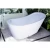 Unix Classic Modern Luxury Bathtub, White, Size 150x74 cm