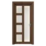 Premium Classic Doors, Dark Brown Color, Size 235 x 115 cm, Thickness 6 cm, Model GPR07