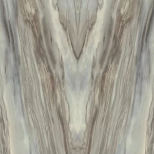 Open Book Marble Substitute Slabs, Pattern 244 cm, Panel Width 122 cm, Gray and Blue | OP13