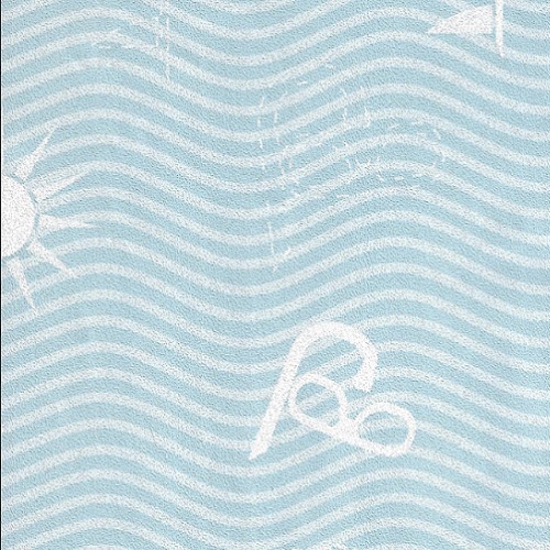 Vinyl Wallpaper Youthful Design 10m×53cm Cyan | Luxury line