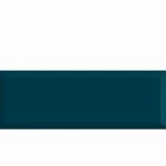 بلاط للأماكن الداخلية والخارجية Sevilla، لون أزرق، سطح غير لامع، سماكة 8 مم، مقاس 7.5x22.5 سم