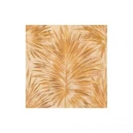 Leaf-patterned wall covering beige color, length 10 m, width 0.53 m, model ht70905