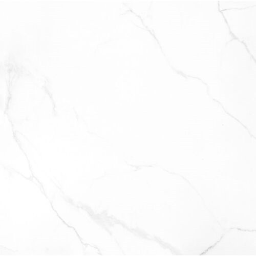 بلاط سيراميك وطني مقاس 80×80 سم، تصميم رخامي، لون أبيض، لامع | Saudi
