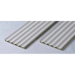 Wood substitute for walls, dimensions 15 cm x 2.90 meters, rectangular shape, color beige marble