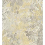 ورق حائط ايطالي لون رمادي مع بيج، طول 10 م، عرض 1.06 م، موديل BM29044