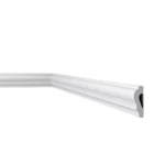 Decorative Wall Trim Belgian Foam, Size 200×2×4 cm, White Color