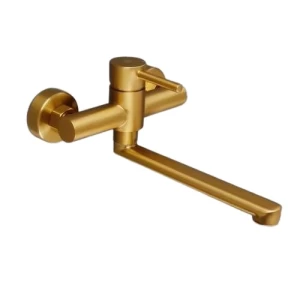 Practical Kitchen Mixer 28.4×15×12.7 cm, 15 Bar Pressure, Matte Gold | 