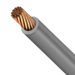 سلك كهرباء مجدول نحاس مقاس 2.5 ملم، 450/750 فولت، معزول PVC رمادي | نحاسكم العالمية