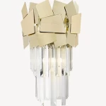 Wall Lamp Subtle Glow, Dimensions 21x34 cm, Gold