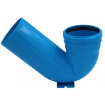 كوع ريحة بلاستيك PPR، مقاس 110 مم، لون ازرق | المني