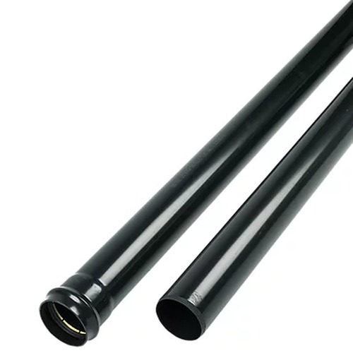 UPVC Pipe PN 2 Bar, Class 1, 225mm Diameter, Black Color | Al-Manar Pipes Factory