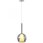 Contemporary Ceiling Light, Gray Color, Length 35 cm, Width 19 cm