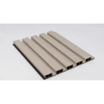 PVC panels, size 20 x 290 cm, matte beige color, rectangular shape