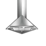 شفاط زاوية ستانلس ستيل، قوة شفط 730 م³، ابعاد 100×100 سم، أزرار كبس