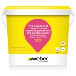   Corrosion Protection Mortar weberep 370 PF Brand Weber   4 kg dark brown   