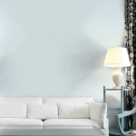 ورق حائط سادة غلاف فينيل، طول 15.6م، عرض106 سم، لون سماوي فاتح 