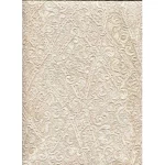 ورق حائط ايطالي لون بيج فاتح تصميم منقوش ، مقاس 10 م×0.70 م، موديل rc16040