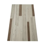 HDF wooden parquet flooring, brown with gray color, 8 mm thick model number 4780