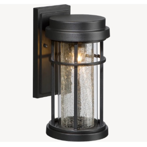 Wall Lighting Unit 15.6 cm Height, 17.6 cm Width, Black Color | Abyat Company