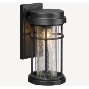 Wall Lighting Unit 15.6 cm Height, 17.6 cm Width, Black Color | Abyat Company