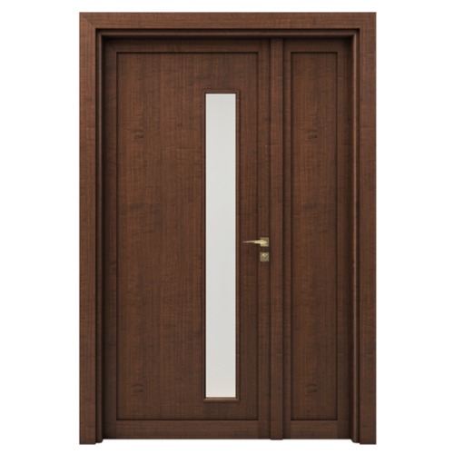 Durable Wooden Door and a Half 160×235 cm, Brown | GDO5