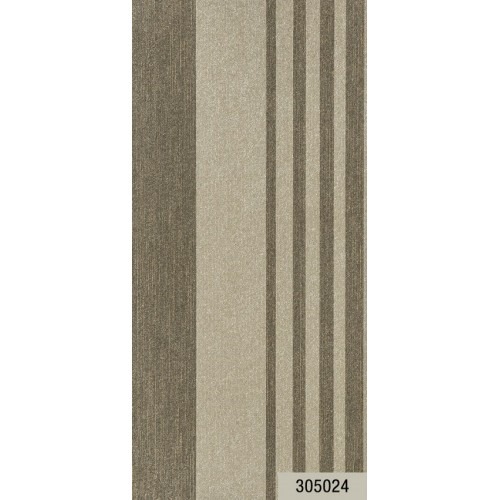 Italian Wallpaper Striped Design Beige Color, Size 10mx0.73m, Model 305024 | Balbaid Decor Company