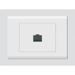 Single Telephone RJ11 Cat3, Art DNA E3, Size 7×7 cm, White Color