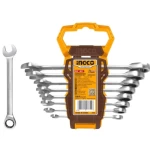 A Set of Automatic and Manual Switches 8 pieces  Ingco Brand, Size 8-19 mm