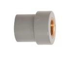 COUPLING (SLIP X FPT) WITH BRASS INSERT CPVC  schedule 80 Aplaco Size ¾x½ inch Colour  Light Gray