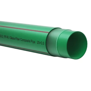 PPR Plastic/FiberGlass/PPR-UV Pipes 32 mm, 25 Bar Pressure, Green | Ask Thermal Pipes Factory