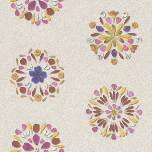 German Youth Wallpaper 10m x 0.53m Beige, Model 476101 | Balbaid Decor Company
