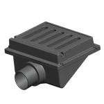 Cast Iron Gully Grating Size 110 mm,   40 Tons Load  Gray Color | Saudi Cast Factory