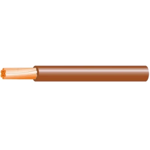 لفة سلك كهرباء نحاس مجدول 25 مم2 450/750 فولت معزول PVC 70°C بني 50 م | السعودية للكابلات