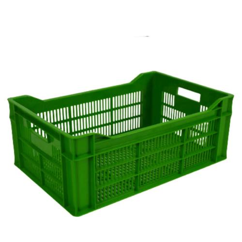 حاوية بلاستيك HDPE لتخزين الأسماك 20×37×58 سم لون اخضر | مصنع الفريدي للصناعات البلاستيكية