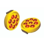 Solar-Powered Traffic Warning Light, Diameter 388x78 mm, 3.7V Lithium Polymer Battery