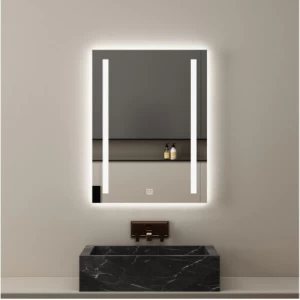 LED Mirror 60×80 Cm Rectangular, Wall-Mounted | Al Muhaidib Sanitary and Ceramic