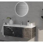 Wall Hung Mizo washbasin edge Size 121×46.5×17 cm, White Color