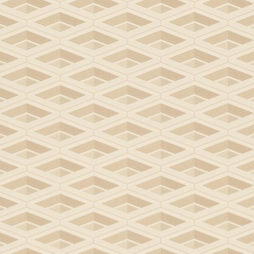Italian Geometric Wall Covering 10m x 0.70m Beige, Model Z76036 | Balbaid Decor Company