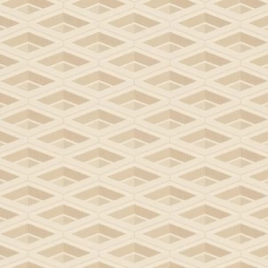 Italian Geometric Wall Covering 10m x 0.70m Beige, Model Z76036 | Balbaid Decor Company