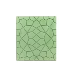 Decorative Tile For Floors With Geometric Patterns, Size 40x40 cm, Thickness 4 cm, Light Green Color | Al Sarif Company